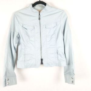 CAbi Cropped Jacket Light Blue